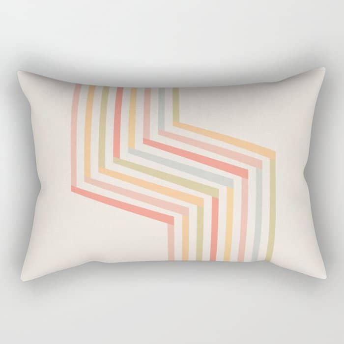 Geometric Terraces #2 Rectangular Pillow