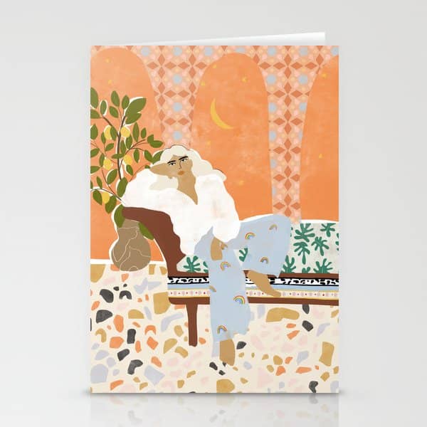 There Is Always Sunshine After Rain Stationery Card