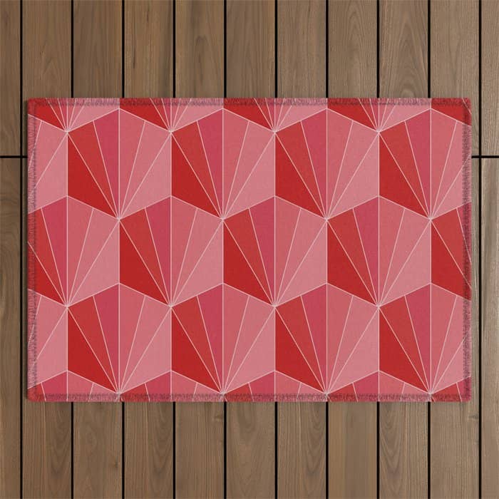Gisela Color Block Pattern Xii Outdoor Rug