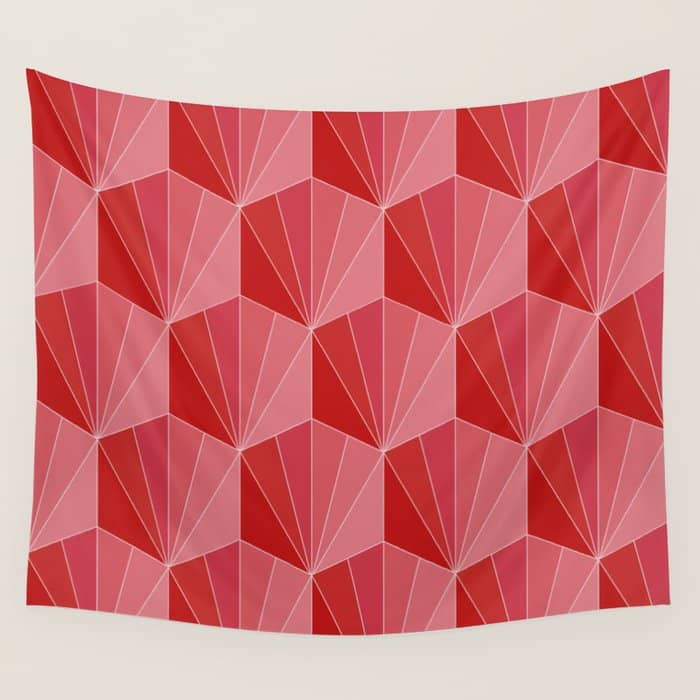 Gisela Color Block Pattern Xii Wall Tapestry