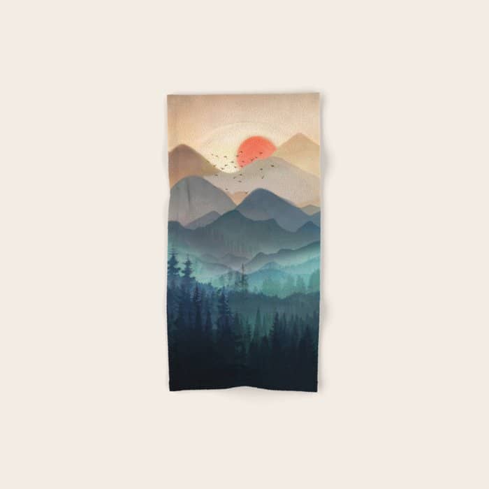 Wilderness Becomes Alive At Night Bath Towel