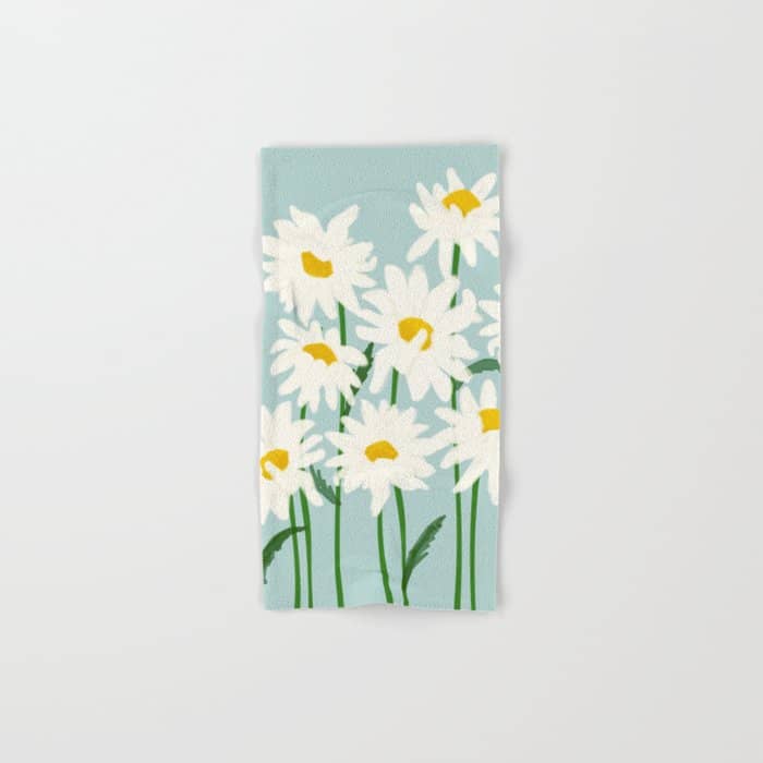 Flower Market - Oxeye Daisies Bath Towel