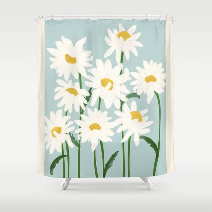 Flower Market - Oxeye Daisies Shower Curtain
