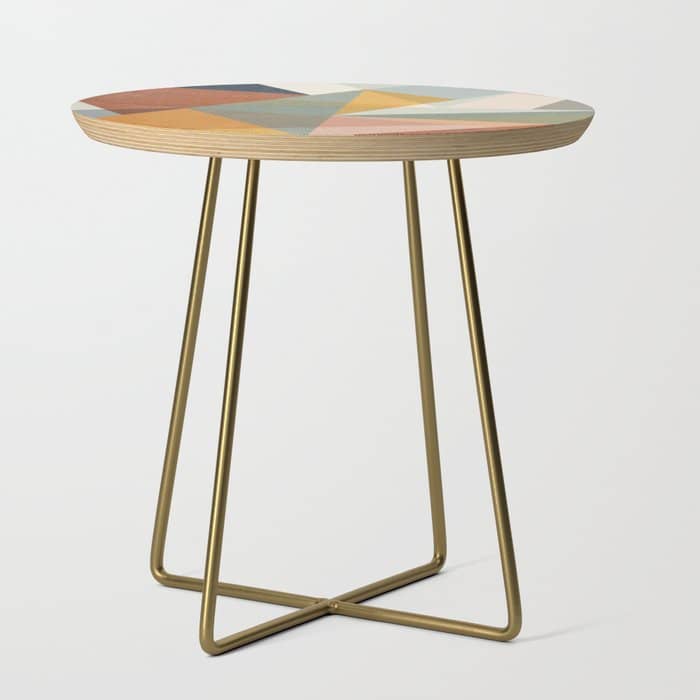 Modern Triangle Mosaic - Multi Side Table
