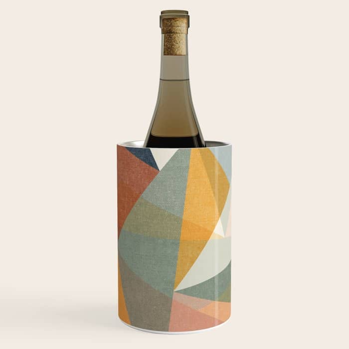Modern Triangle Mosaic - Multi Wine Chiller