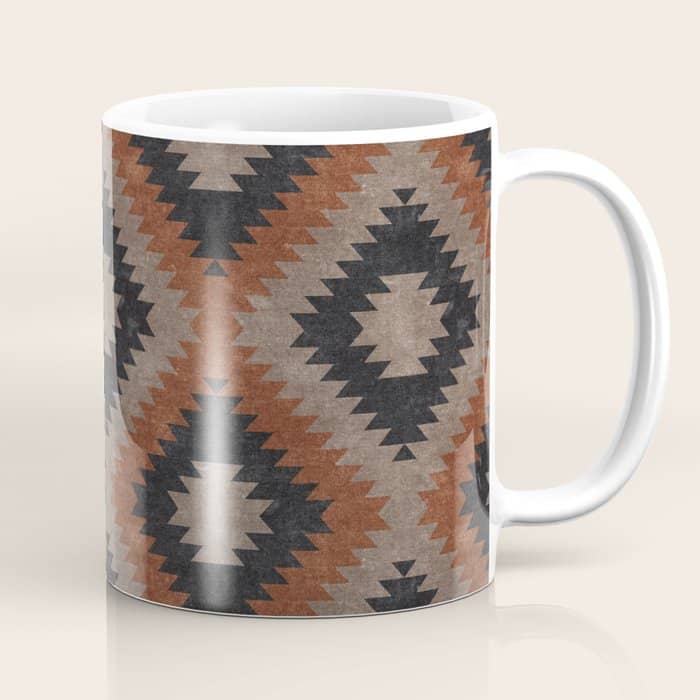 Aztec Neutrals - Inkwell & Taupe Coffee Mug