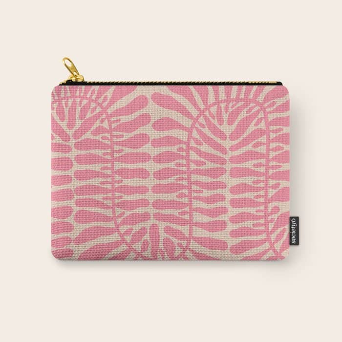 One Hundred-Leaved Plant #9 Carry All Pouch