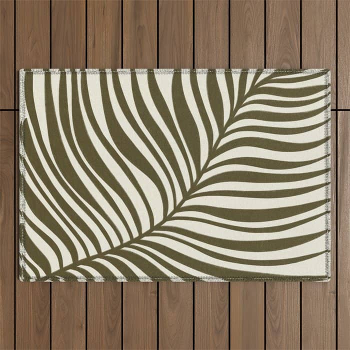 One Hundred-Leaved Plant #16 Outdoor Rug