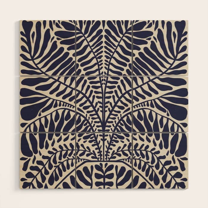 One Hundred-Leaved Plant #11 Wood Wall Art