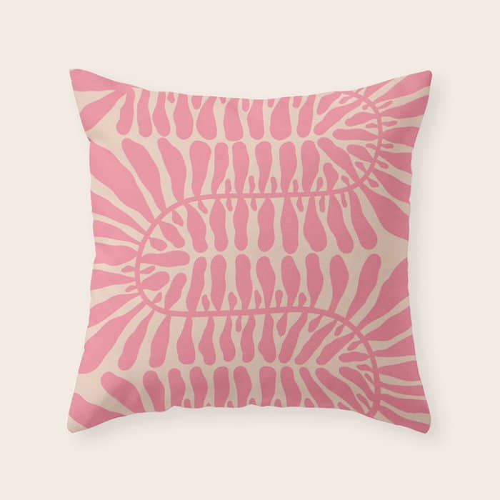 One Hundred-Leaved Plant #9 Throw Pillow