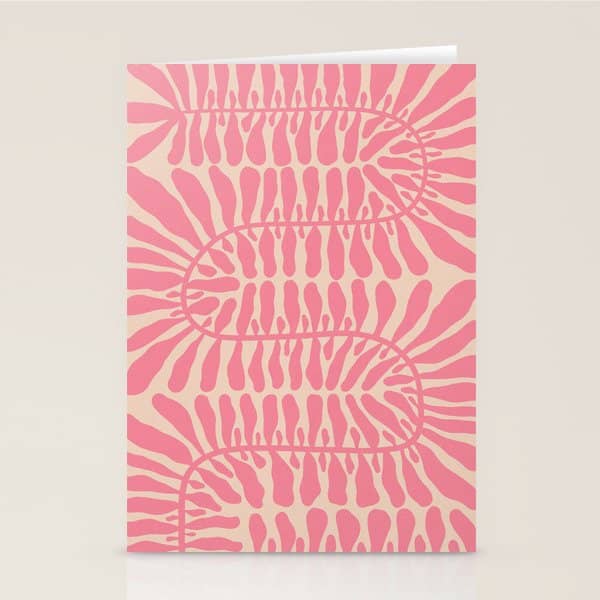 One Hundred-Leaved Plant #9 Stationery Card