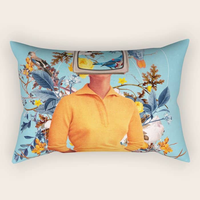 Don'T Feed The Monitors With Your Dreams Rectangular Pillow