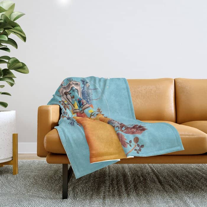 Don'T Feed The Monitors With Your Dreams Throw Blanket