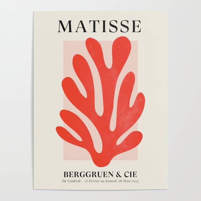 Jazz Leaf: Matisse Edition | Mid Century Series Poster
