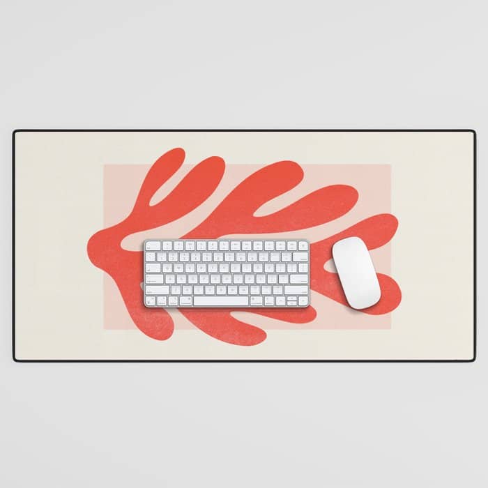 Jazz Leaf: Matisse Edition | Mid Century Series Desk Mat