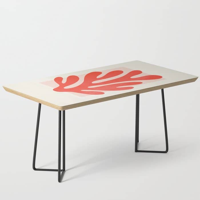 Jazz Leaf: Matisse Edition | Mid Century Series Coffee Table