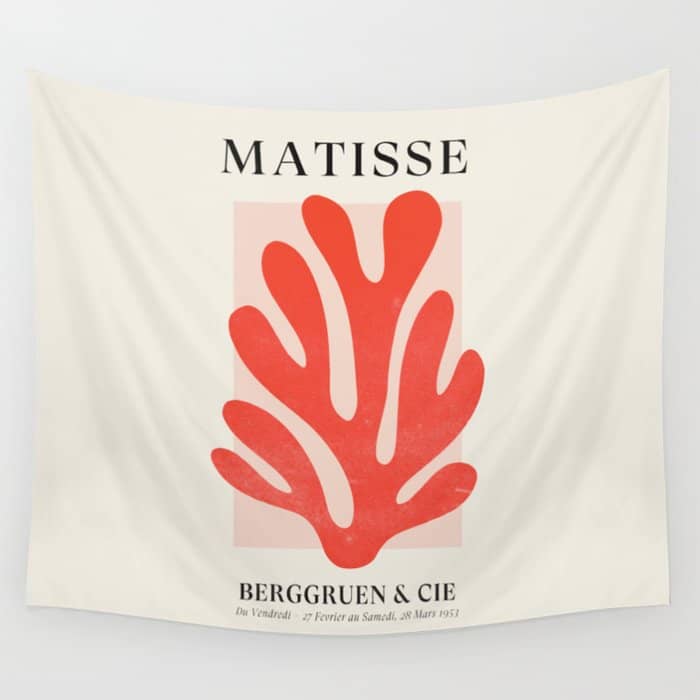 Jazz Leaf: Matisse Edition | Mid Century Series Wall Tapestry