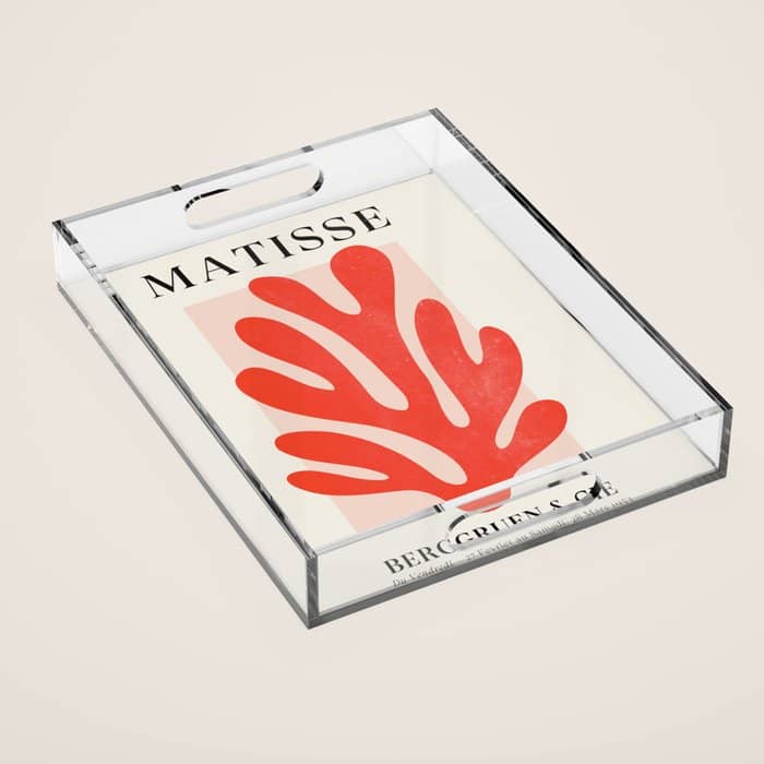 Jazz Leaf: Matisse Edition | Mid Century Series Acrylic Tray