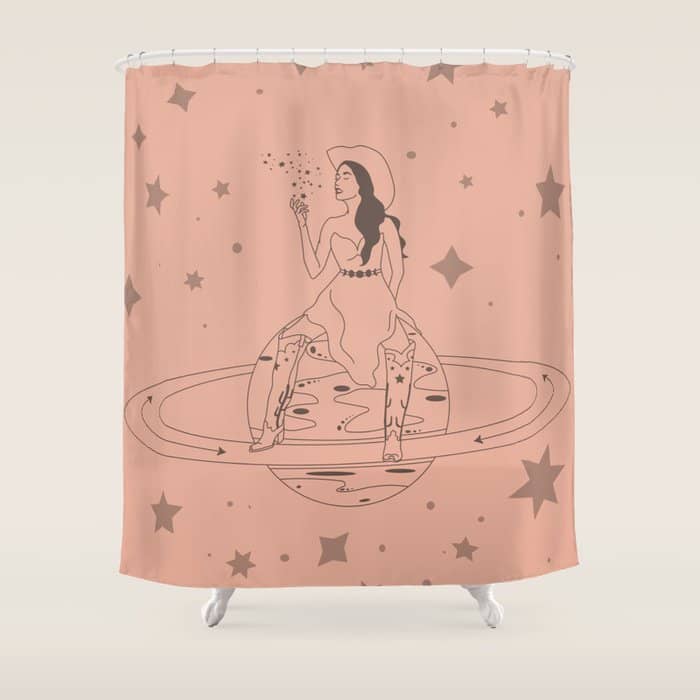 Janet From Another Planet Shower Curtain