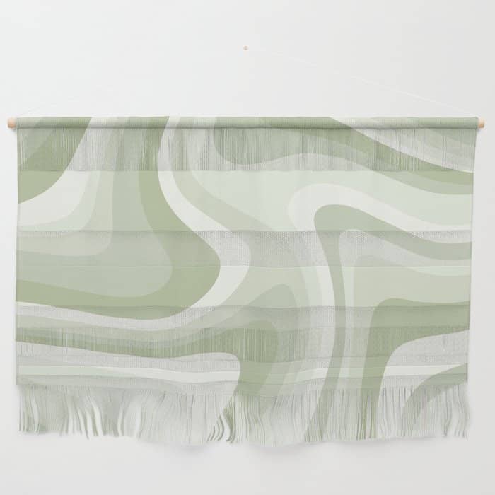 Abstract Wavy Stripes Lxxviii Wall Hanging