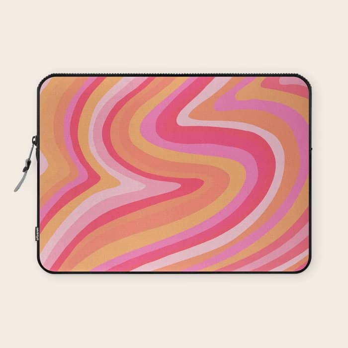 Sunshine Melt - Pink & Peach Palette Laptop Sleeve