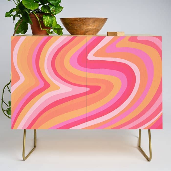 Sunshine Melt - Pink & Peach Palette Credenza