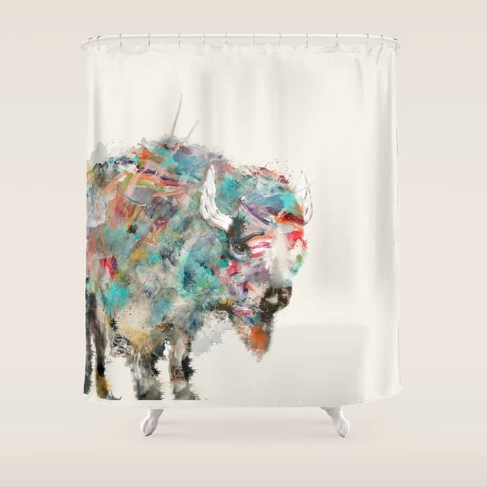 Into The Wild The Buffalo Shower Curtain
