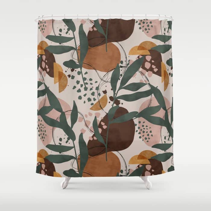 Abstract Nature Painting 89 Shower Curtain