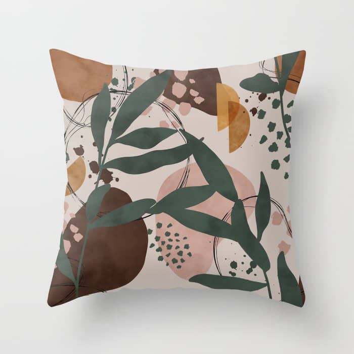 Abstract Nature Painting 89 Throw Pillow