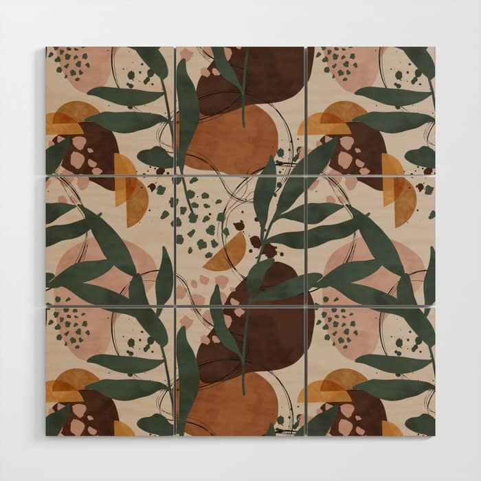 Abstract Nature Painting 89 Wood Wall Art