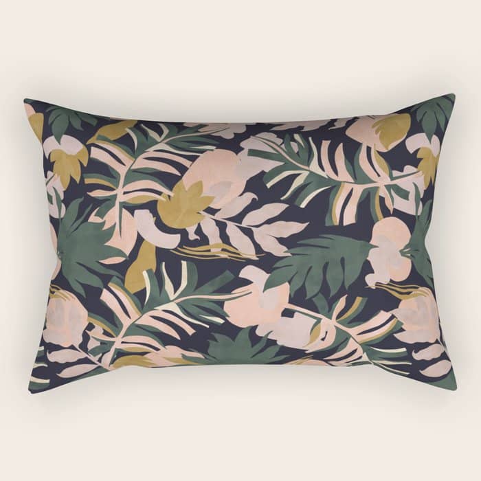 Abstract Nature Tropical 34 Rectangular Pillow