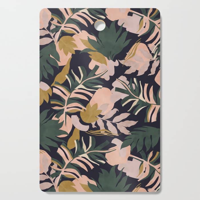 Abstract Nature Tropical 34 Cutting Board