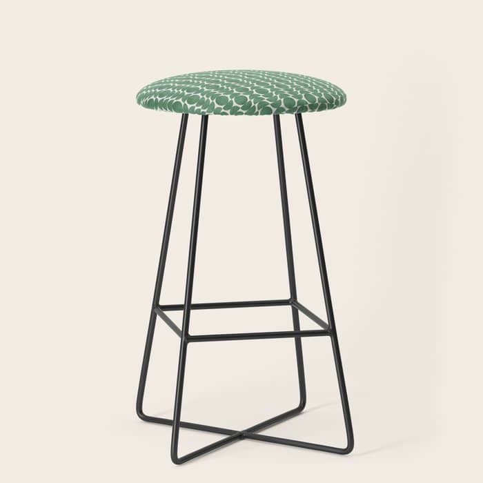 Green Retro Scandinavian - Mid Century Modern Stool