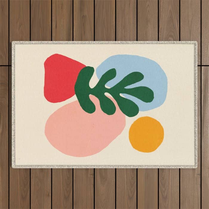 Wildlife | Cutouts By Henri Matisse Outdoor Rug