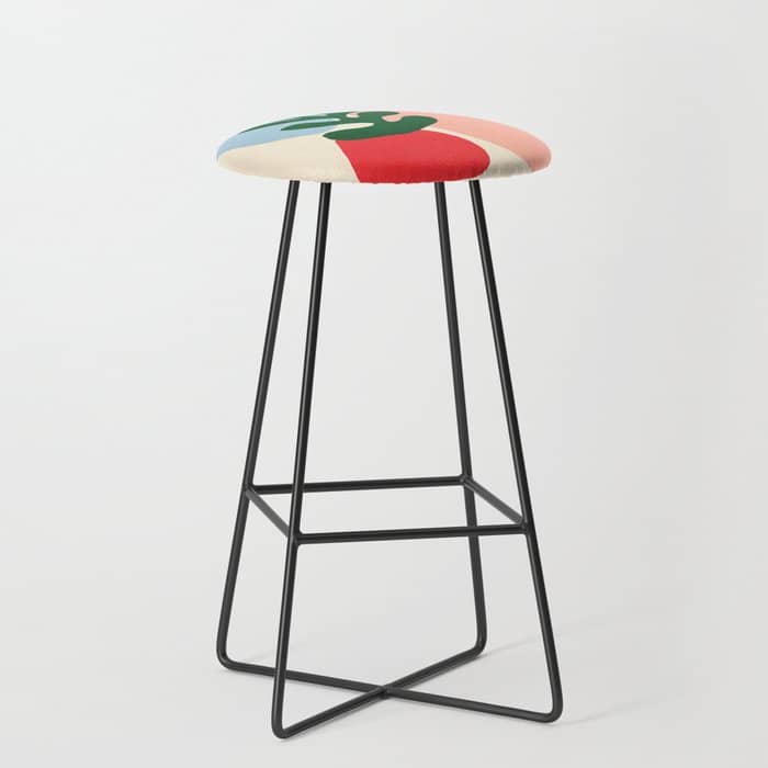 Wildlife | Cutouts By Henri Matisse Stool