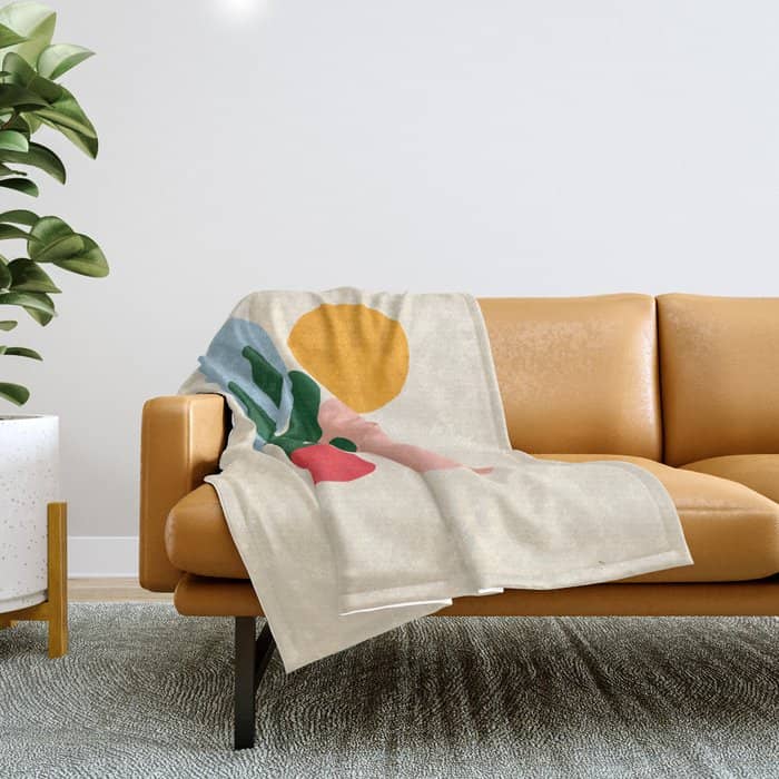 Wildlife | Cutouts By Henri Matisse Throw Blanket