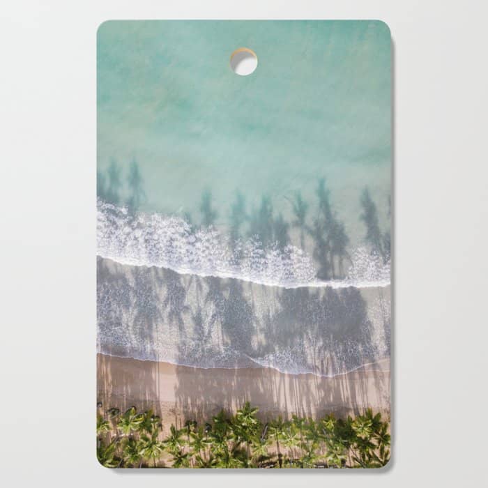 Turquoise Water | Tropical Travel Photography | The Dominican Republic Cutting Board