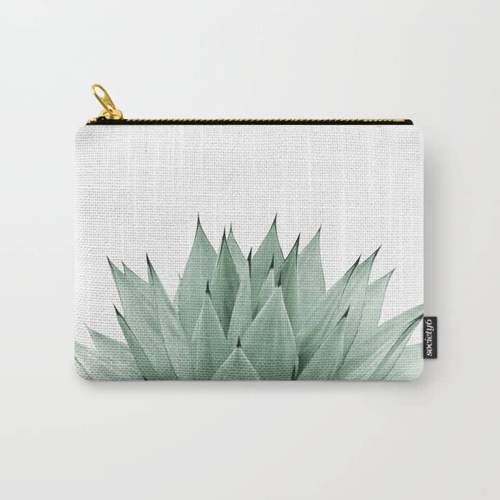 Agave Green Summer Vibes #1 #Tropical #Decor #Art #Homestorie Carry All Pouch
