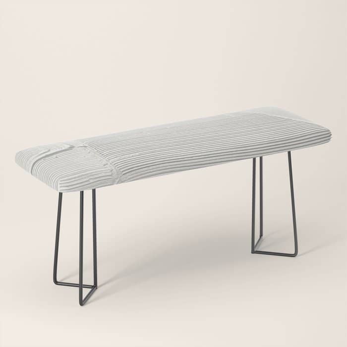 Relief [2]: An Abstract, Textured Piece In White By Alyssa Hamilton Art Bench