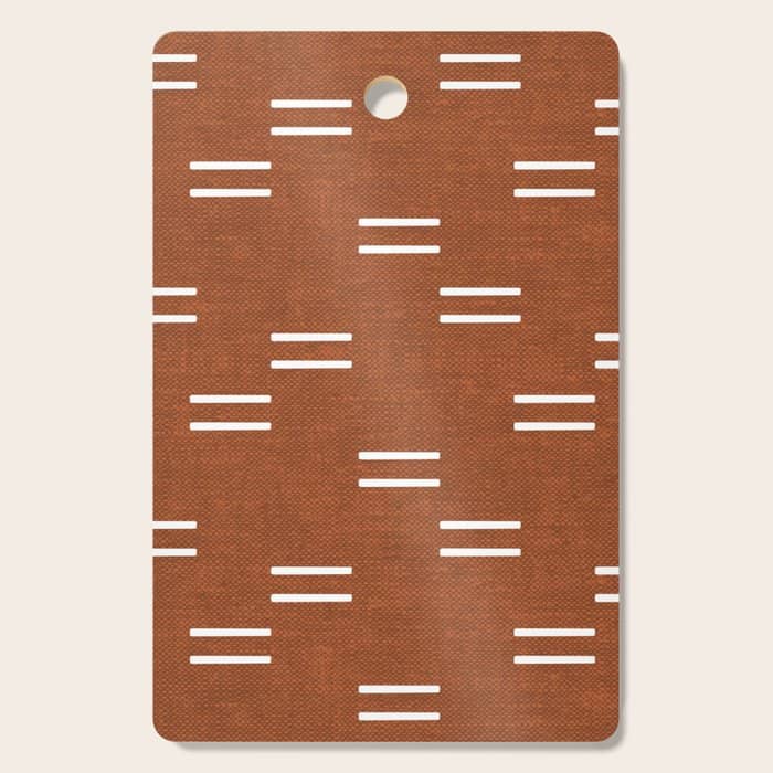 Double Dash - Burnt Orange Cutting Board