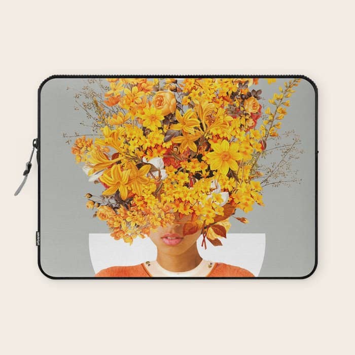 I Saw You Flower In The Reflection Of My Soul Laptop Sleeve
