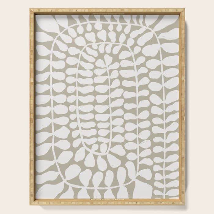 One Hundred-Leaved Plant #3 Serving Tray