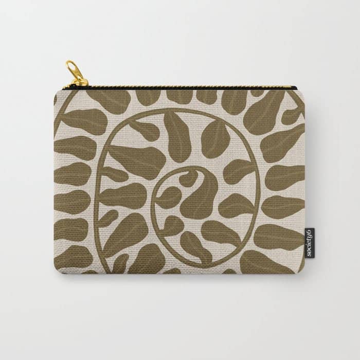 One Hundred-Leaved Plant #6 Carry All Pouch