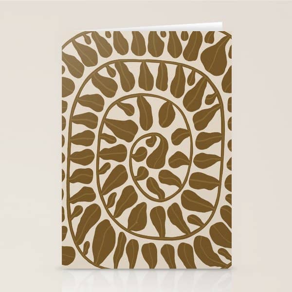 One Hundred-Leaved Plant #6 Stationery Card
