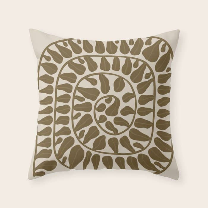 One Hundred-Leaved Plant #6 Throw Pillow