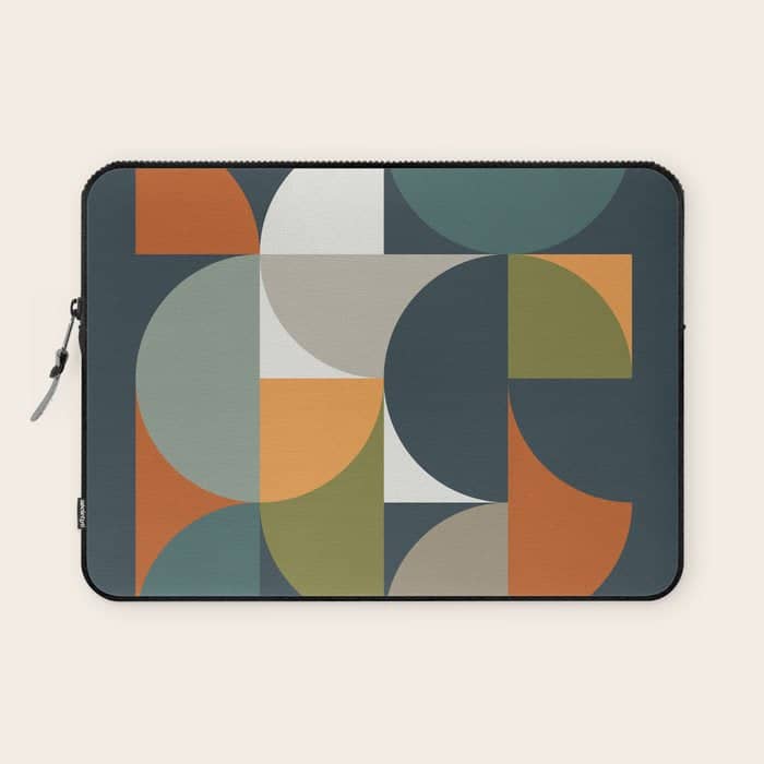 Mid Century Geometric 12/2 Laptop Sleeve