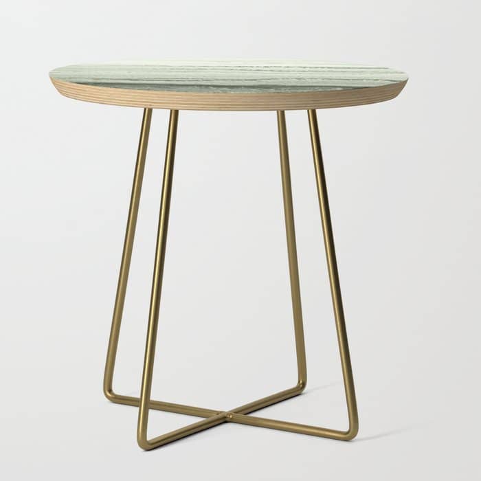 Within The Tides - Sage Green By Ms  Side Table