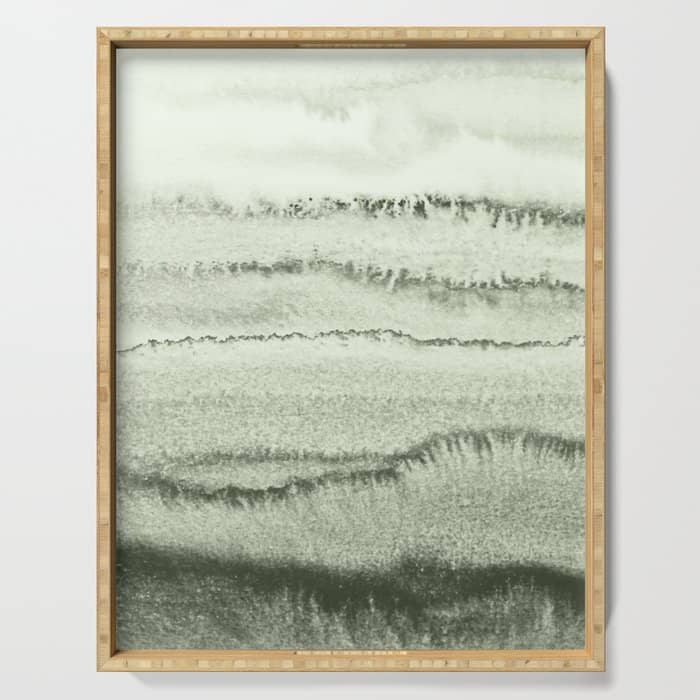 Within The Tides - Sage Green By Ms  Serving Tray