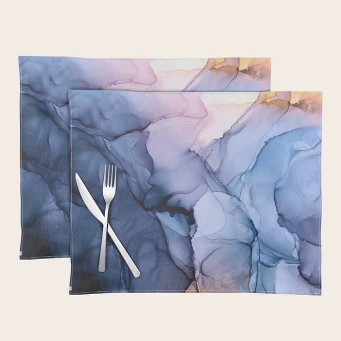Captivating 1 - Alcohol Ink Painting Placemat