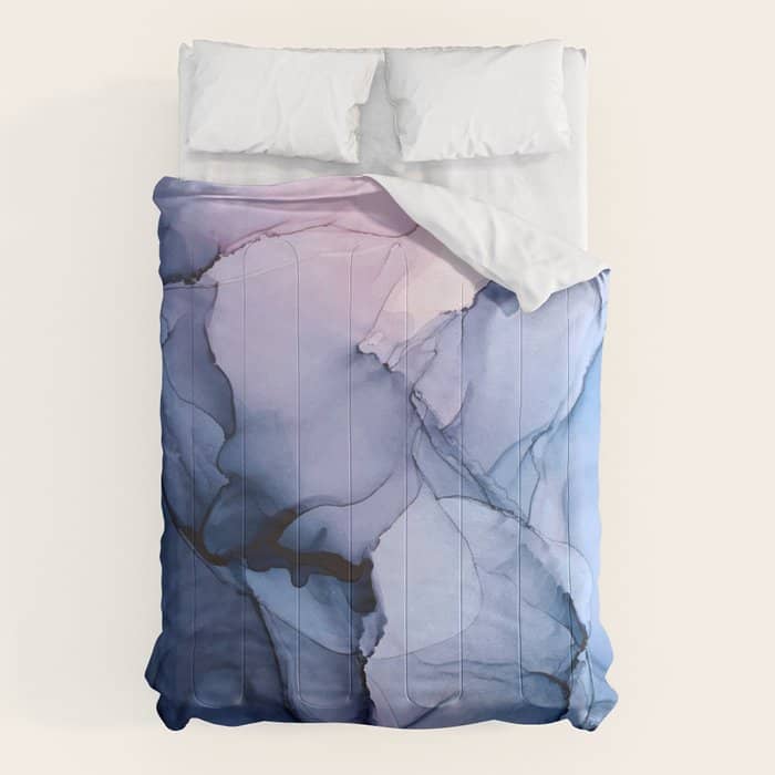 Captivating 1 - Alcohol Ink Painting Comforter